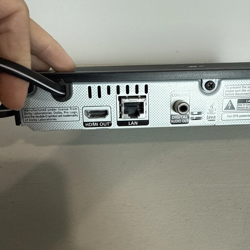 Samsung BD-J5700 Blu-ray DVD Player Wi-Fi Streaming HDMI No Remote Tested
